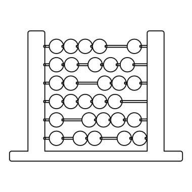 Okul konsept tasarım izole abacus