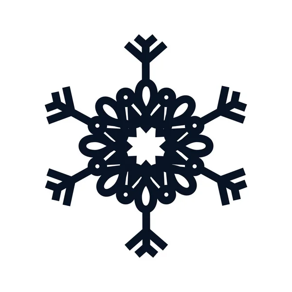 Fiocco di neve di Natale stagione design — Vettoriale Stock
