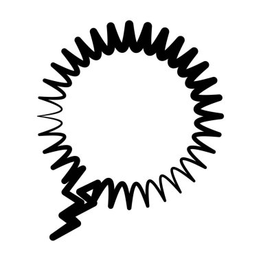 İletişim izole kabarcık tasarımı