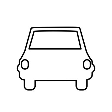 İzole araba araç tasarım