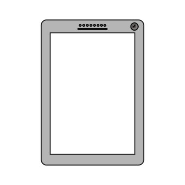 İzole tablet cihaz tasarım