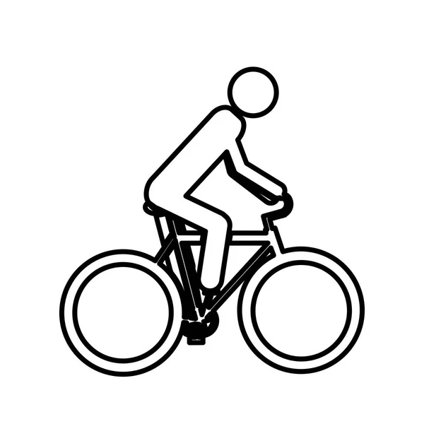 Дизайн ізольованого велосипедного автомобіля — стоковий вектор