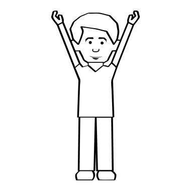 adam karikatür simge görüntüsü