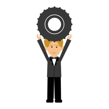 adam karikatür simge görüntüsü