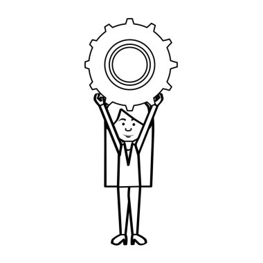 kadın karikatür simge görüntüsü