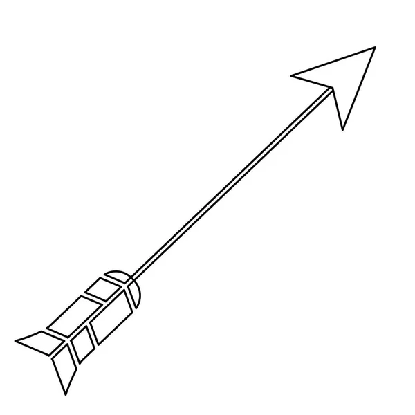 Arrow archery icon image — Stock Vector