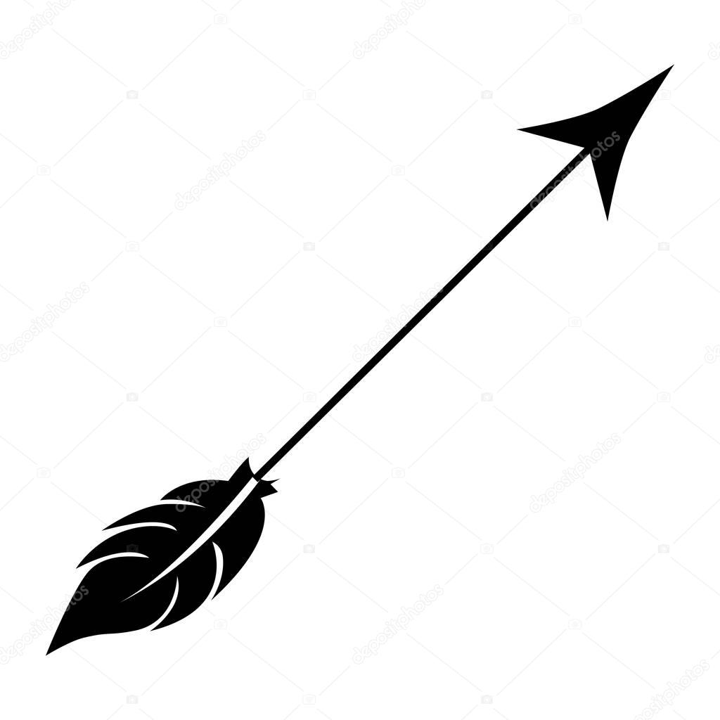 Arrow archery icon image — Stock Vector © grgroupstock 130935136