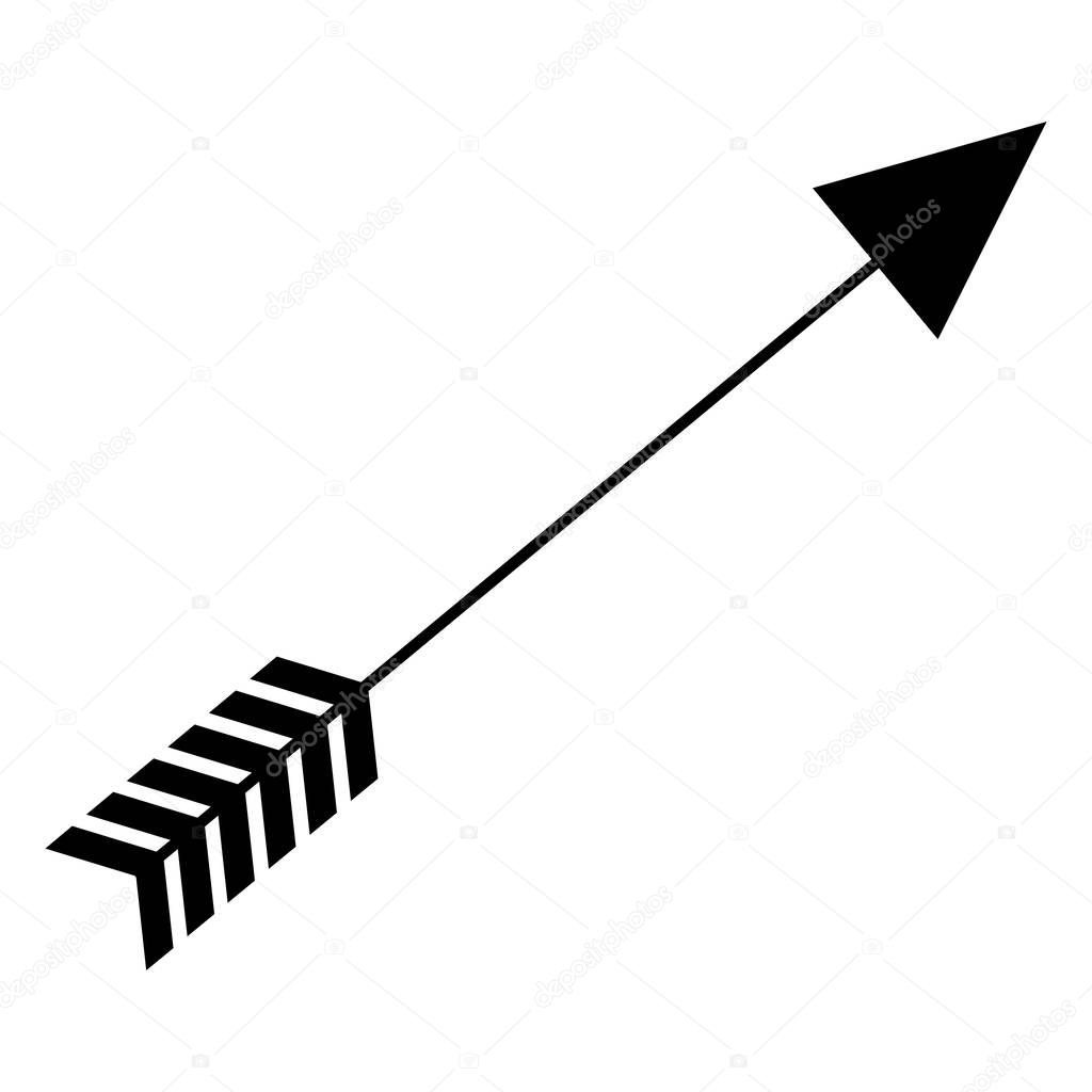 Arrow archery icon image — Stock Vector © grgroupstock #130935272