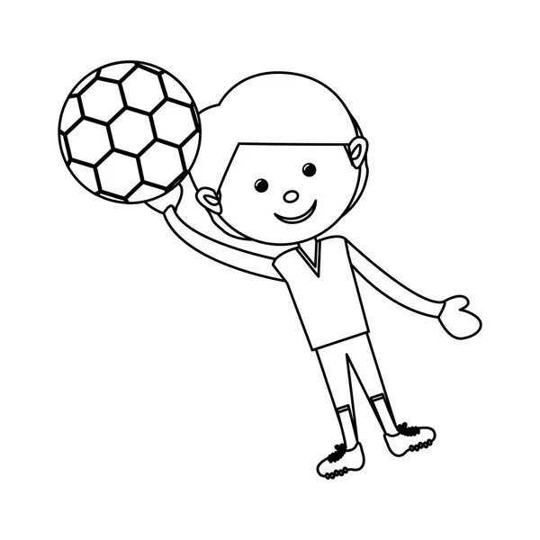 Футбольний іконка з футболу — стоковий вектор