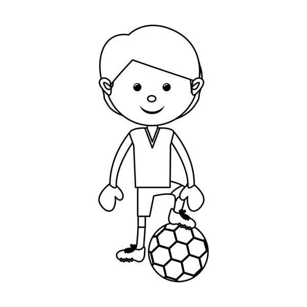 Изображение иконы футбола — стоковый вектор
