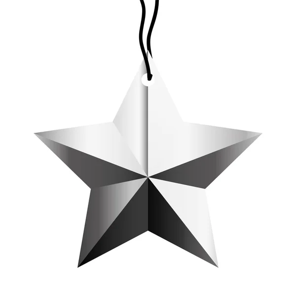 Gambar ikon ornamen bintang - Stok Vektor