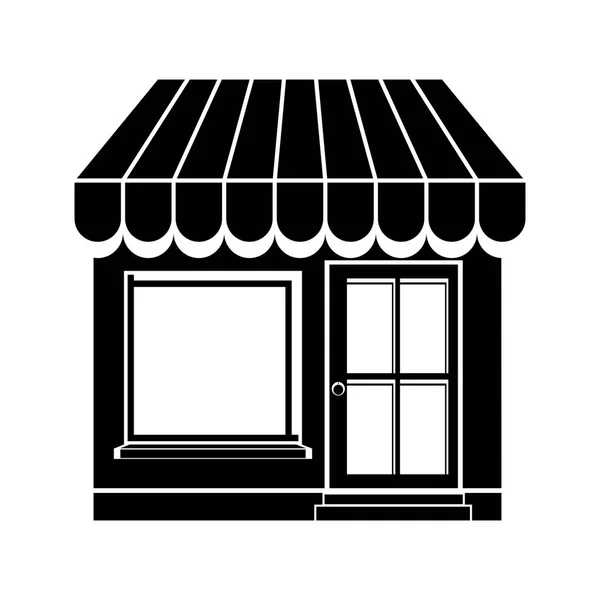 Icono de pequeña tienda imagen — Vector de stock