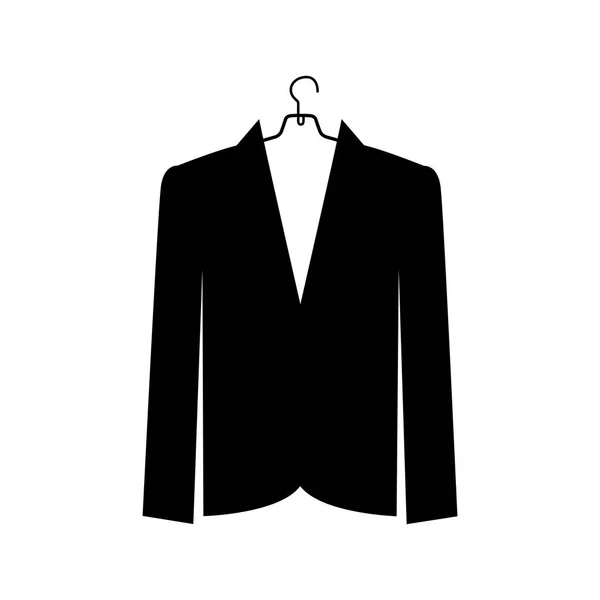 Jaqueta imagem ícone feminino — Vetor de Stock