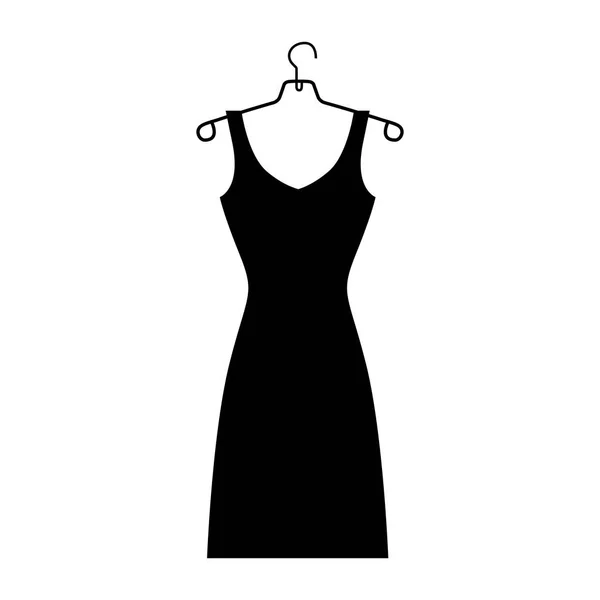 Dress and hanger icon image — Stock Vector