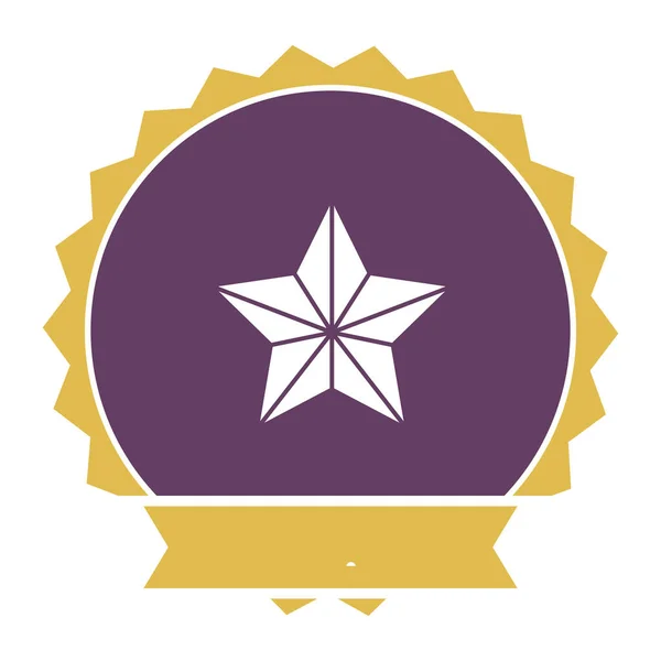 Emblema o imagen icono de la insignia — Vector de stock