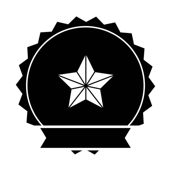 Imagem de ícone de emblema ou crachá — Vetor de Stock