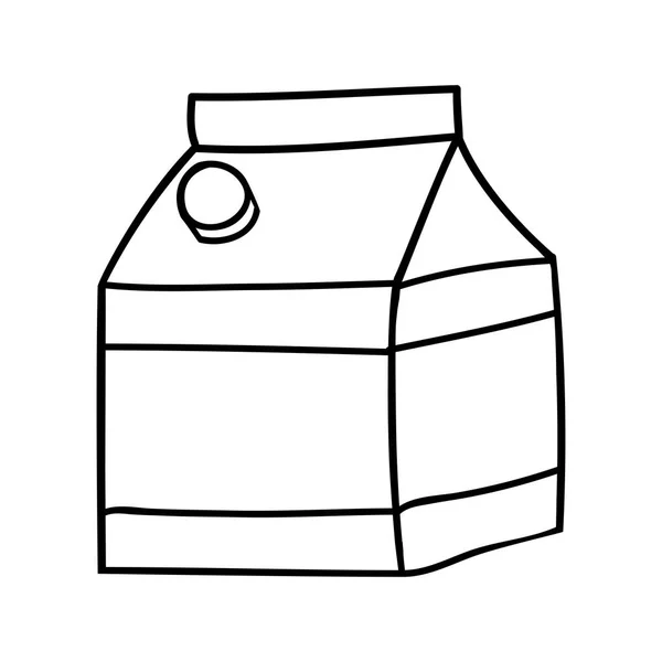 Melk pictogramafbeelding — Stockvector