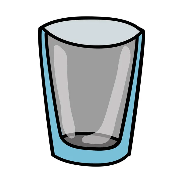 Glass cup icon image — Stock Vector