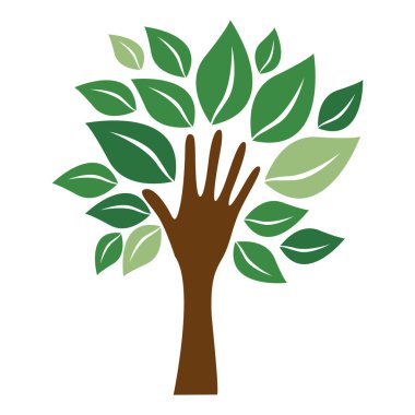 ağaç soyut simge görüntüsü