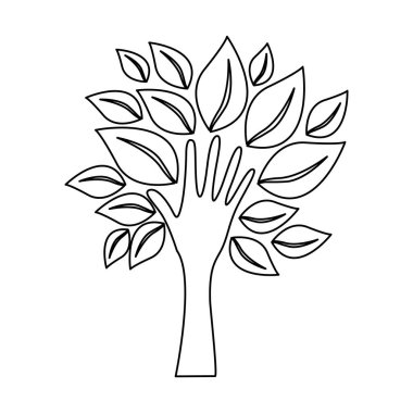 ağaç soyut simge görüntüsü