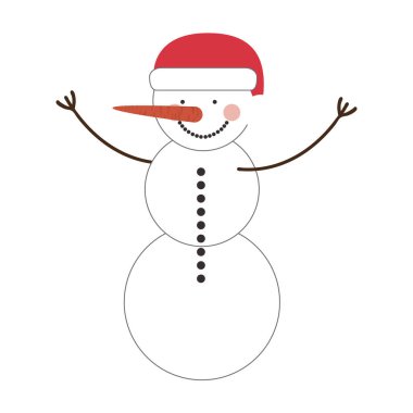 kardan adam karikatür simge görüntüsü