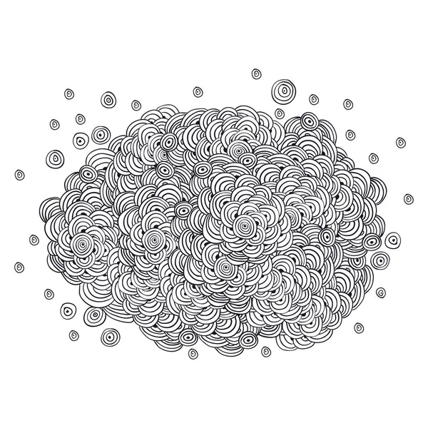 Bild mönsterform ringar eller cirklar — Stock vektor