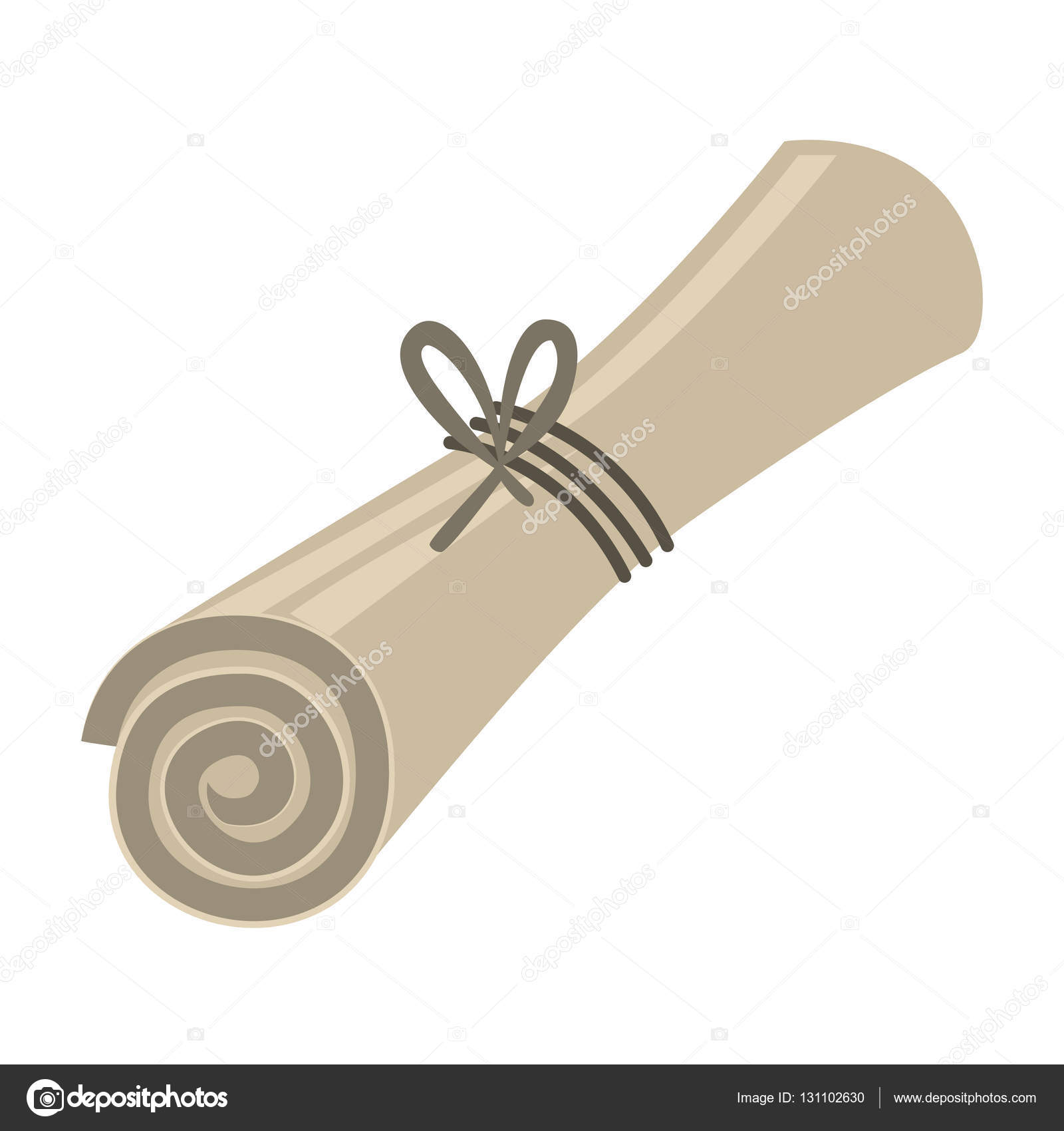 Download Silhouette beige certificate of graduation — Stock Vector ...
