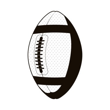 Futbol topu ile siluet siyah beyaz