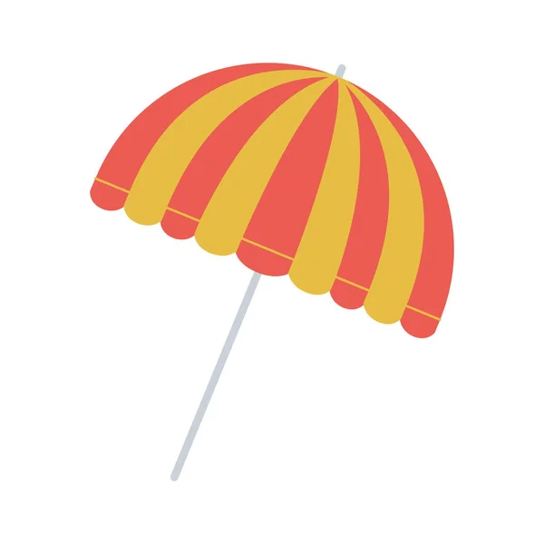 Полный цвет с открытым зонтиком — стоковый вектор