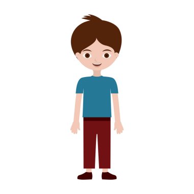 resmi olmayan takım elbise ile genç çocuk