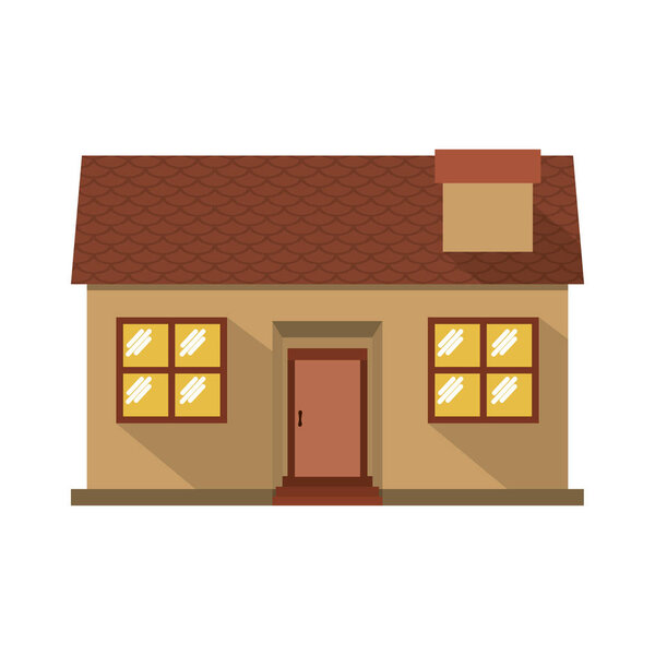 фасадный комфортабельный дом с камином
