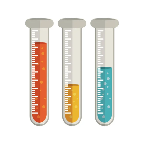 Equipamento de microbiologia ícone de tubo de ensaio —  Vetores de Stock