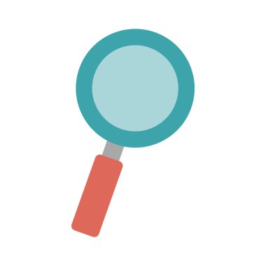 Kırmızı temel olan büyüteç