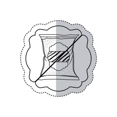 Ücretsiz şeker tasarım izole kare