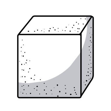 İzole şeker küp Tasarım