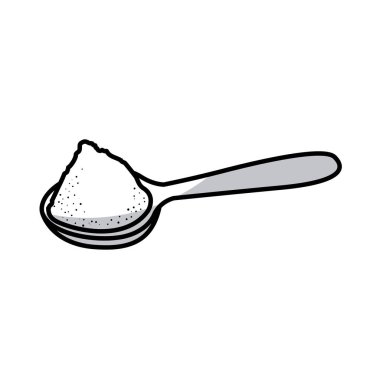 İzole şeker ve kürek tasarım