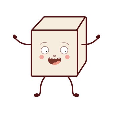 İzole şeker küp Tasarım