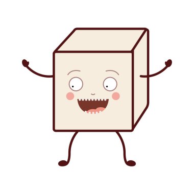 İzole şeker küp Tasarım