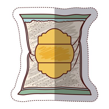 İzole şeker çanta tasarımı