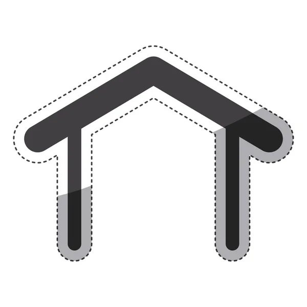 Isolerade hus design — Stock vektor