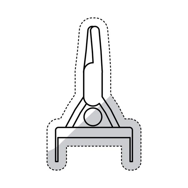 Desenho isolado do pictograma — Vetor de Stock