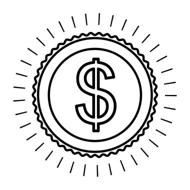 İzole sikke tasarım