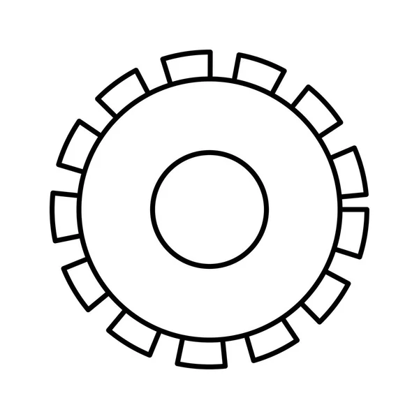 Isolerade gear design — Stock vektor