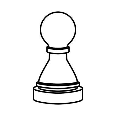 İzole satranç tasarım