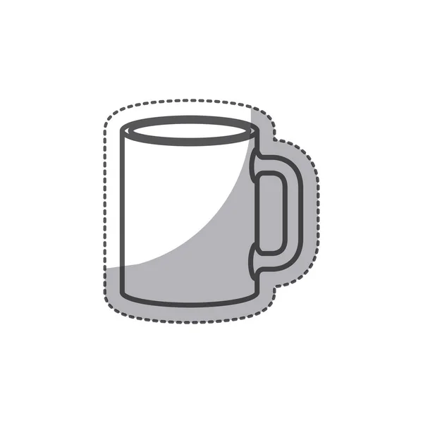 Samostatný návrh hrnek káva — Stockový vektor