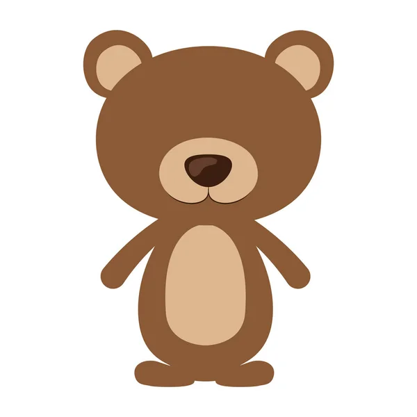 Design de desenhos animados urso isolado —  Vetores de Stock