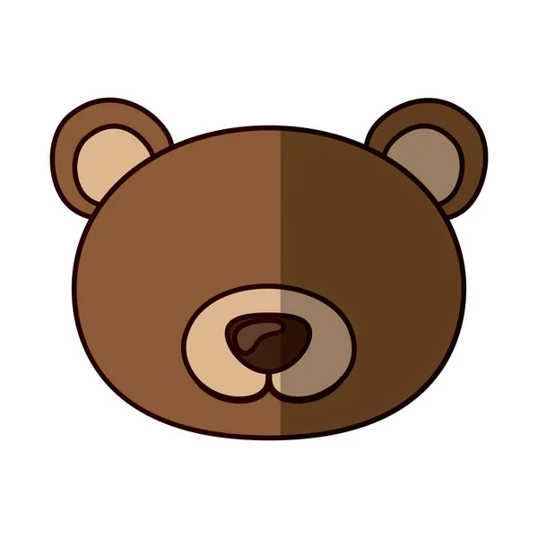 Geïsoleerde bear cartoon design — Stockvector