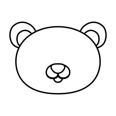 İzole kunduz tasarım karikatür