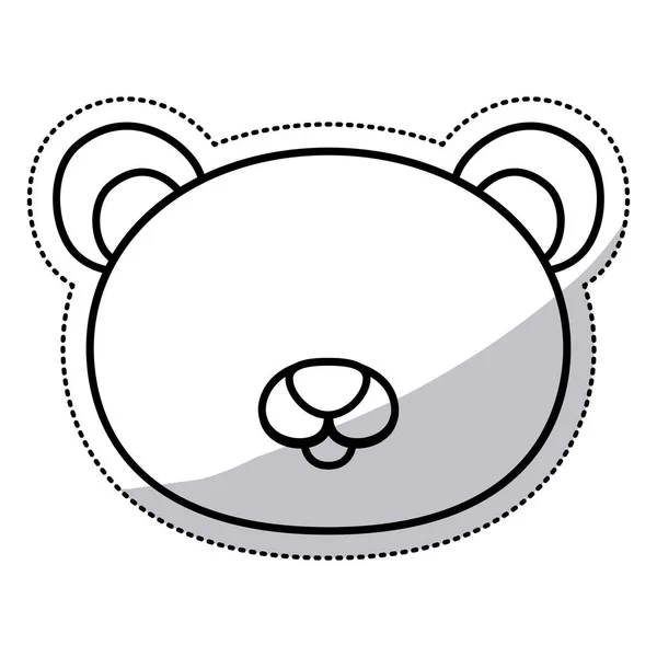 Geïsoleerde beaver cartoon design — Stockvector