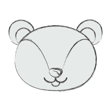 İzole sincap karikatür tasarım